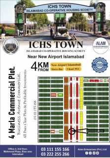 4 Marla Commercial Plot in ICHS TOWN, B-17