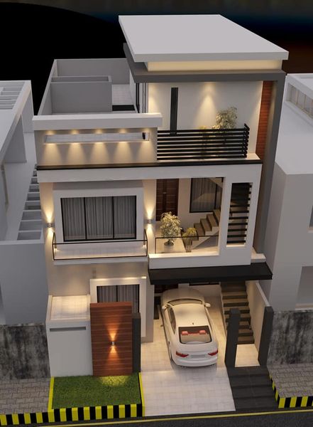 Home for sale in zamar velly 4 marlas Triple story, Kashmir Highway