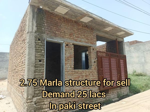 2.75 Marla structure for sale in Malik colony Girja Road dhok syeda Rawalpindi, Malik Colony